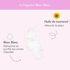 Lot de 2 Déodorants Musc Blanc Tahara