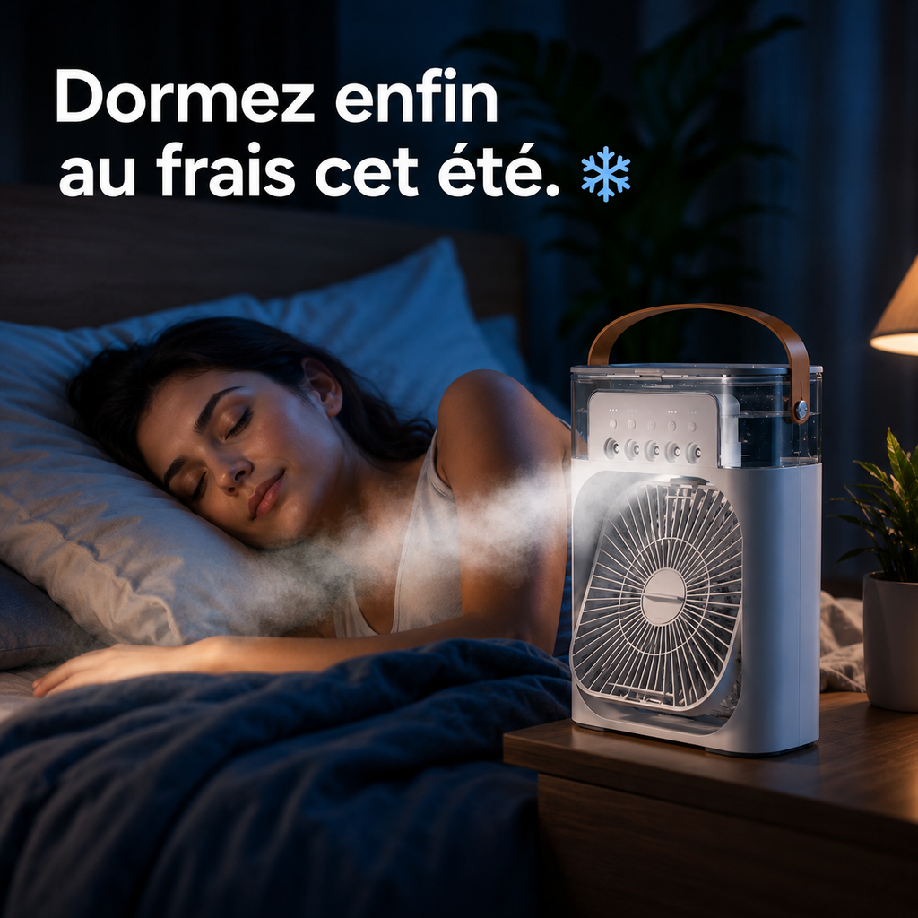 Mini climatiseur portable anti-canicule