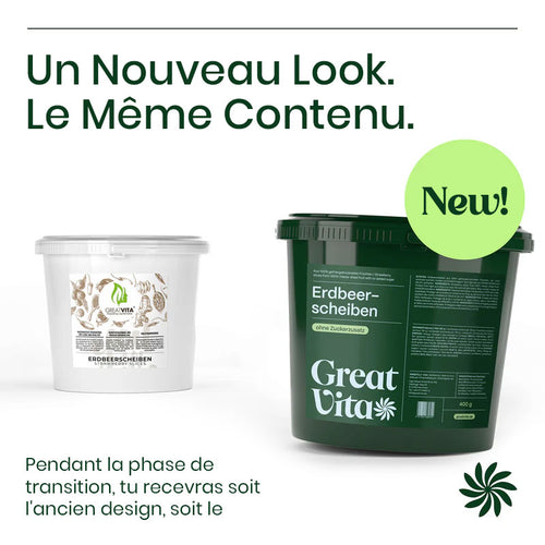 Sceau de fraises lyophilisées (400g)